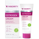 Estrogén krém pre ženy, prírodné bioidentické, horúce riasy Menopauza Relief, Estrogen krém s divokým Yam, Menstrual Cycle & Body Balance Support, pomáha znížiť horúce riasy, Paraben-free, Vegan, 3-Mesiac dodávky [4 Oz]