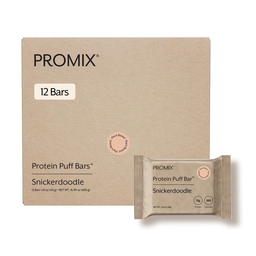 Promix Nutrition Vegan Protein Puff Bars 