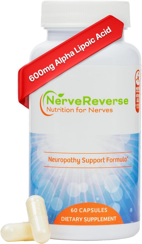 NerveReverse Neuropatia Podpora Formula Kapsule - 3 Balenia (3 fľaše) - 90 dní