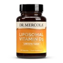 Dr. Mercola Lipozomálny vitamín D3 - podporuje zdravie srdca, kostí a imunity - 5,000 IU na obsluhu - non-GMO, Soy Free & Gluten Free - 90 kapsúl (90 dávok)