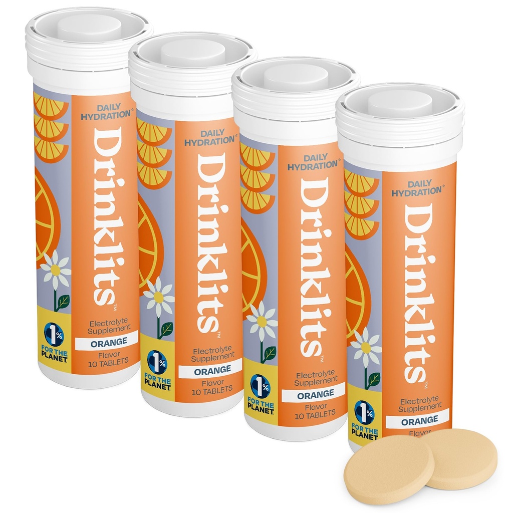 Nápoje Orange Daily Electrolyte Hydration Tablety (4) Tube Bundle 
