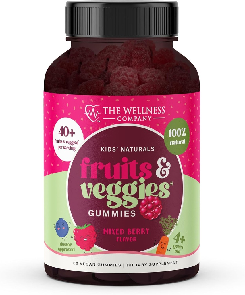 Wellness Company Kids Naturals Fruits & Veggie Gummies 
