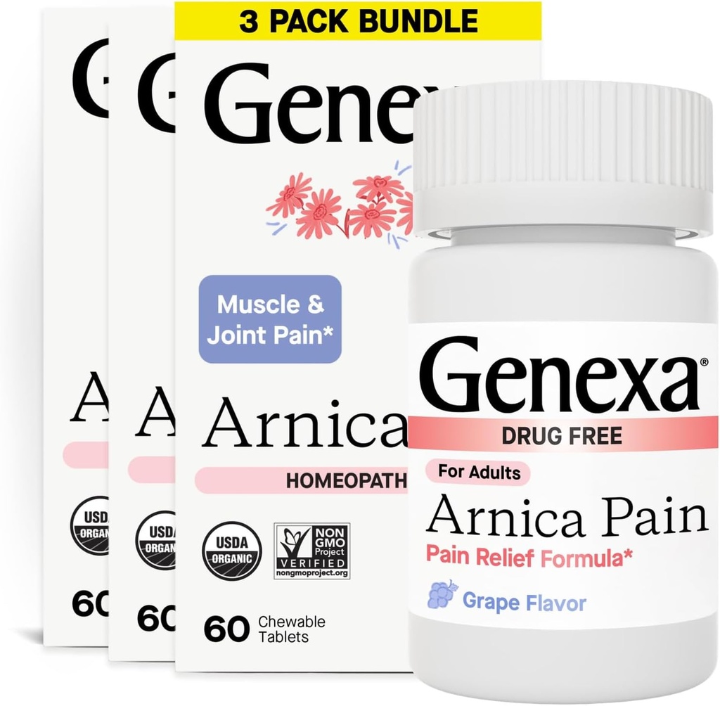 Genexa Arnica Tablety pre úľavu od bolesti Formula 