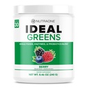 NutraOne Ideálne Greens Antioxidant a živina-Rich Superfood Greens prášok doplnok Berry- 30 porcie