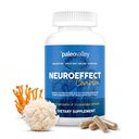 Paleovalley NeuroEfekt - Neuro Hubová káva Výživný doplnok pre zameranie, pamäť a podporu energie - 28-Deň dodávky - 8 Full Spectrum Huba a celá káva ovocné extrakty