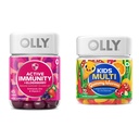 OLLY Gummy Active Imunity+Elderberry 45 Gummy a deti Multivitamín Gummy Worms 70 Počet