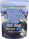 Duda Energy FGcc1f Food Grade 97+% uhličitan vápenatý zo zemného vápenca, 1 LB.