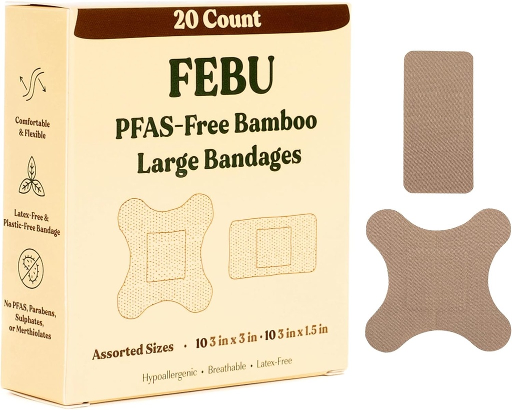 FEBU Eco-Friendly Large Bambus Bandages 