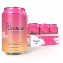 Recess Mood Magnézium & Adaptogen Drink, Ukľudňujúci relaxačný nápoj, 12 unca (Raspberry Lemon, 12 balení)