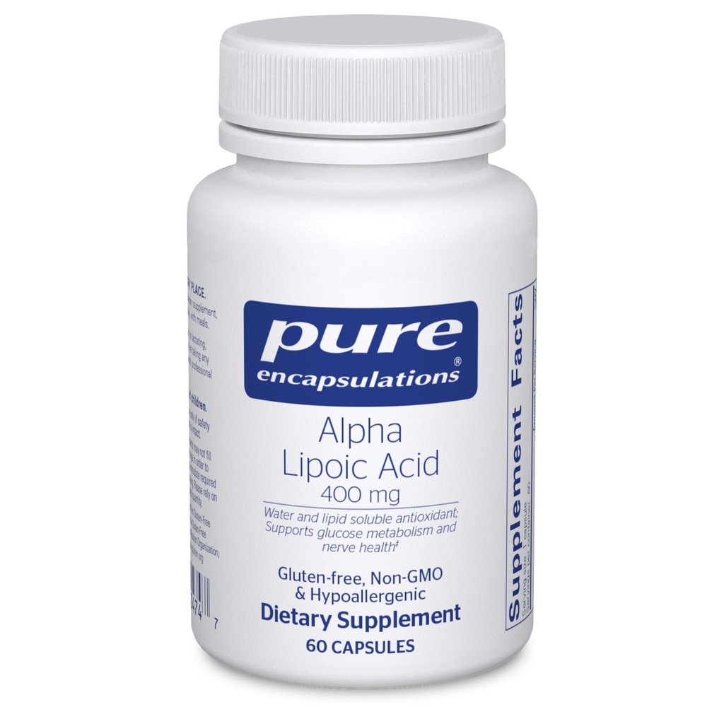 Pure Encapsulations Alpha Kyselina lipoová 400 mg 