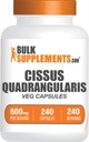 BulkSupplements.com Cissus Quadrangularis Extract Kapsule - Cissus Quadrangularis Supplement - Gluten Free, 1 Kapsule per Serving, 240 Veg Kapsule (Pack of 1)
