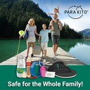 Para'Kito Mosquito Bonus Pack - 2 Mosquito Wristbands 2 Doplnky (čierna + biela) + Insect Repelent Spray