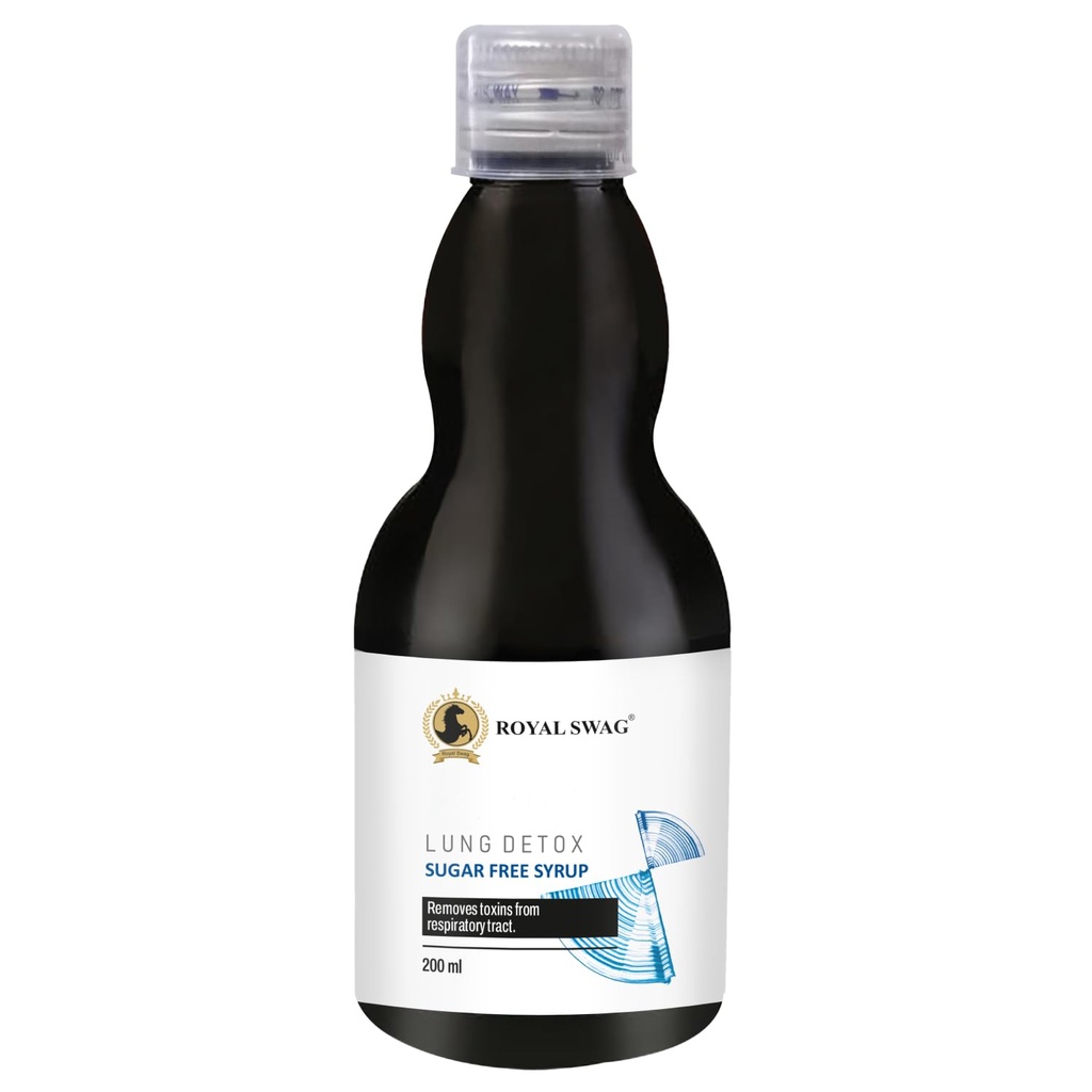 ROYAL SWAG Ayurvedic Lung Detox Sirup 200 ml Bylinné doplnky 