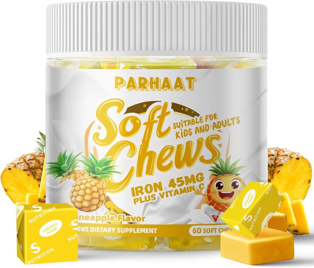 Železo Soft Chew Supplement s vitamínom C 