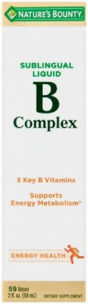 Prírodné bounty vitamín B komplex sublingválne kvapaliny 2 oz (balenie 3)