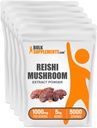 BulkSupplementments.com Reishi Mushroom Extract Powder - Reishi Mushroom Powder, Supplement for Celkové dobre-Being - bez lepidla, 1g per Serving, 1kg (Pack of 5) (11 lbs)