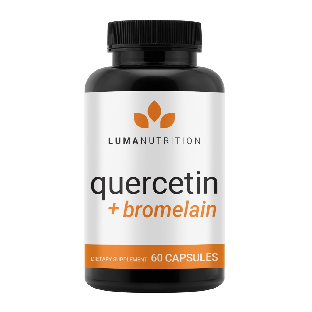 Luma Nutrition Quercetin 500 mg - Quercetin s hypromelínom Supplement - Antioxidant - Imunitná podpora - Vegan & Gluten-Free - 60 kapsúl