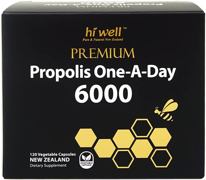 Ahoj Well Premium Propolis One-A-Day 6000 Flavonoid 120mg 120Capsules