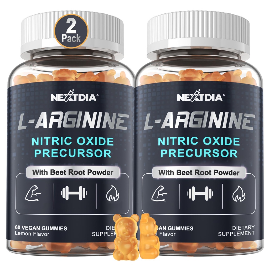 Bez cukru L Arginín Oxid dusnatý Gummies 1300mg pre mužov a ženy s L Citruline, Repee Root, B3 
