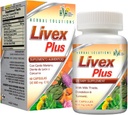 Bylinné roztoky Livex Plus Natural Supplement for Liver cledge. Pomáha zlepšiť pečeň Detox a tráviace zdravie.