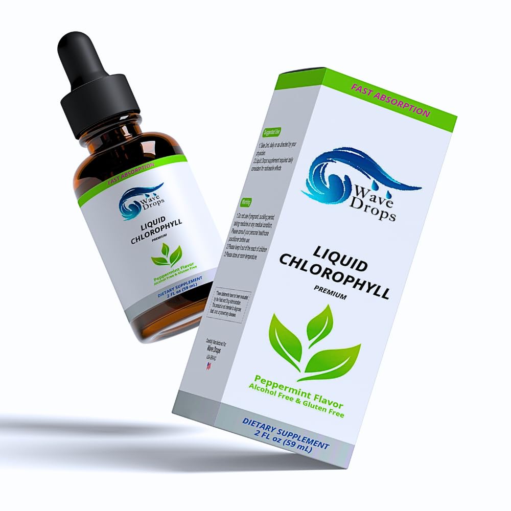 Clorophylly Liquid Drops - Rýchle Absorbovanie Tekuté Chlorofylovej 