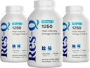 Res-Q 1250 Omega-3 Rybí olej Kapsule 3-Pack