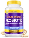 InnovixLabs Multi kmeň probiotiká pre ženy a mužov - Probiotické doplnky - 50 miliárd CFU - Gut Health, Immune Support, Digestion, Lactobacillus Acidophilus, Prebiotiká a probiotiká, 60 kapsúl