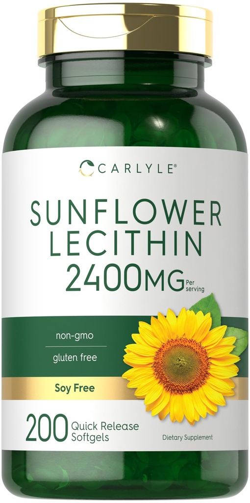 Carlyle slnečnica Lecithin Softgel Kapsule 