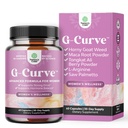 G-Curve Tabletky na zväčšenie prsníkov a zadku môžu podporovať výdatné krivky - Bylinné tabletky na vylepšenie s rohatou kozou burinou pre ženy píla palmetto extrakt a L-Arginín *Výsledky máj Vary