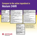 Glenmark Terapeutické Ezomeprazol Magnézium USP 20 mg, Oneskorené uvoľnenie Kapsule, Lieči Časté pálenie záhy, 42 Kapsuly