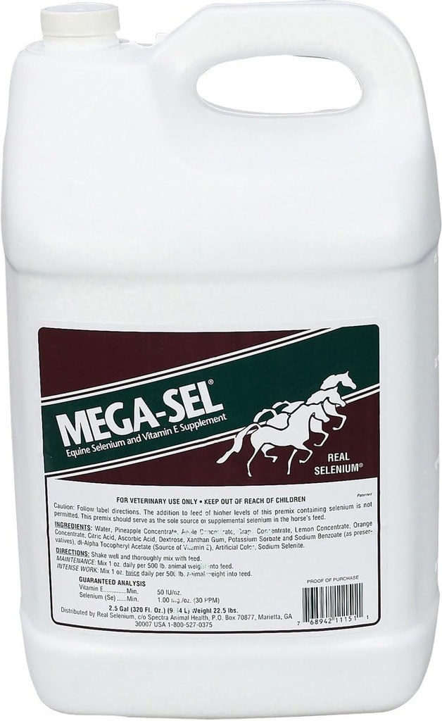 599840 Mega-Sel Liquid Formula pre kone, 2.5 Gallon