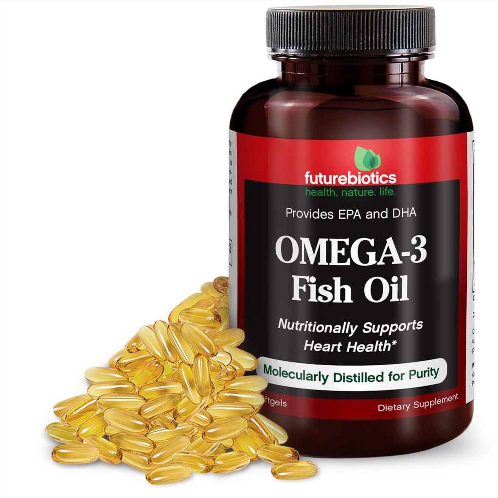 Futurebiotics Omega-3 Fish Oil, 100 Vegetariánsky Softgels