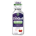 ZzzQuil, Nighttime Sleep Aid Liquid, ZADARMO alkoholu a umelých farbív, 50 mg difenhydramín HCl, č.1 Sleep Aid Brand, Fall Asleep Fast, Non-Habit Forming, Upokojujúce Berry Flavor, 12 FL OZ