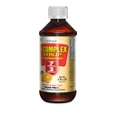 Germa B-Complex Sirup. Zdravie kostí, rast a rozvojová pomoc. Bez cukru. Oranžová chuť. 8 oz