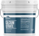 Pozemné prvky Citrát vápenatý 1 Gallon Bucket, čistý a neriedený, laboratórne overené (96 Ounce)