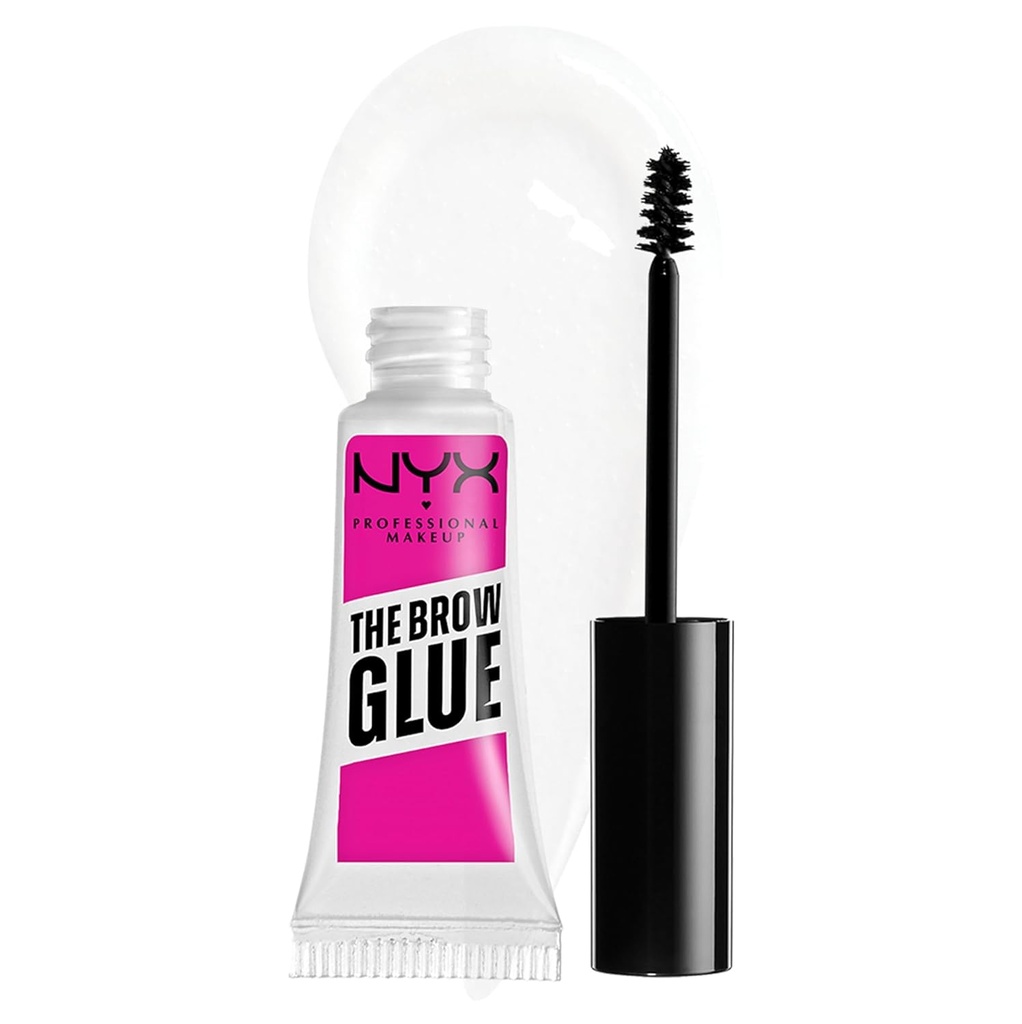 NYX PROFESSIONAL MAKEUP Lepidlo na obočie, extrémne držanie obočia - čistý