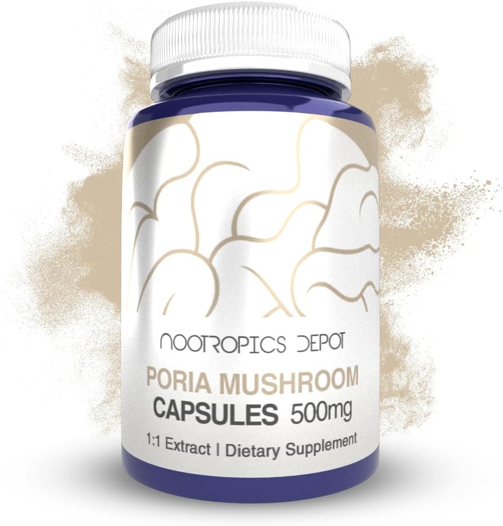 Nootropics Depot Poria Mushroom Capsulses 500mg 