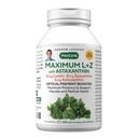 ANDREW LESSMAN maximum L+Z with Astaxantin 240 Softgels - 12mg lutein, 6mg Zeaxantin, 4mg Astaxantin. Kľúčové živiny na podporu zdravia očí a mozgu a podporu zdravého videnia.