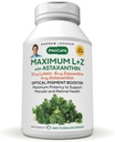 ANDREW LESSMAN maximum L+Z with Astaxantin 240 Softgels - 12mg lutein, 6mg Zeaxantin, 4mg Astaxantin. Kľúčové živiny na podporu zdravia očí a mozgu a podporu zdravého videnia.