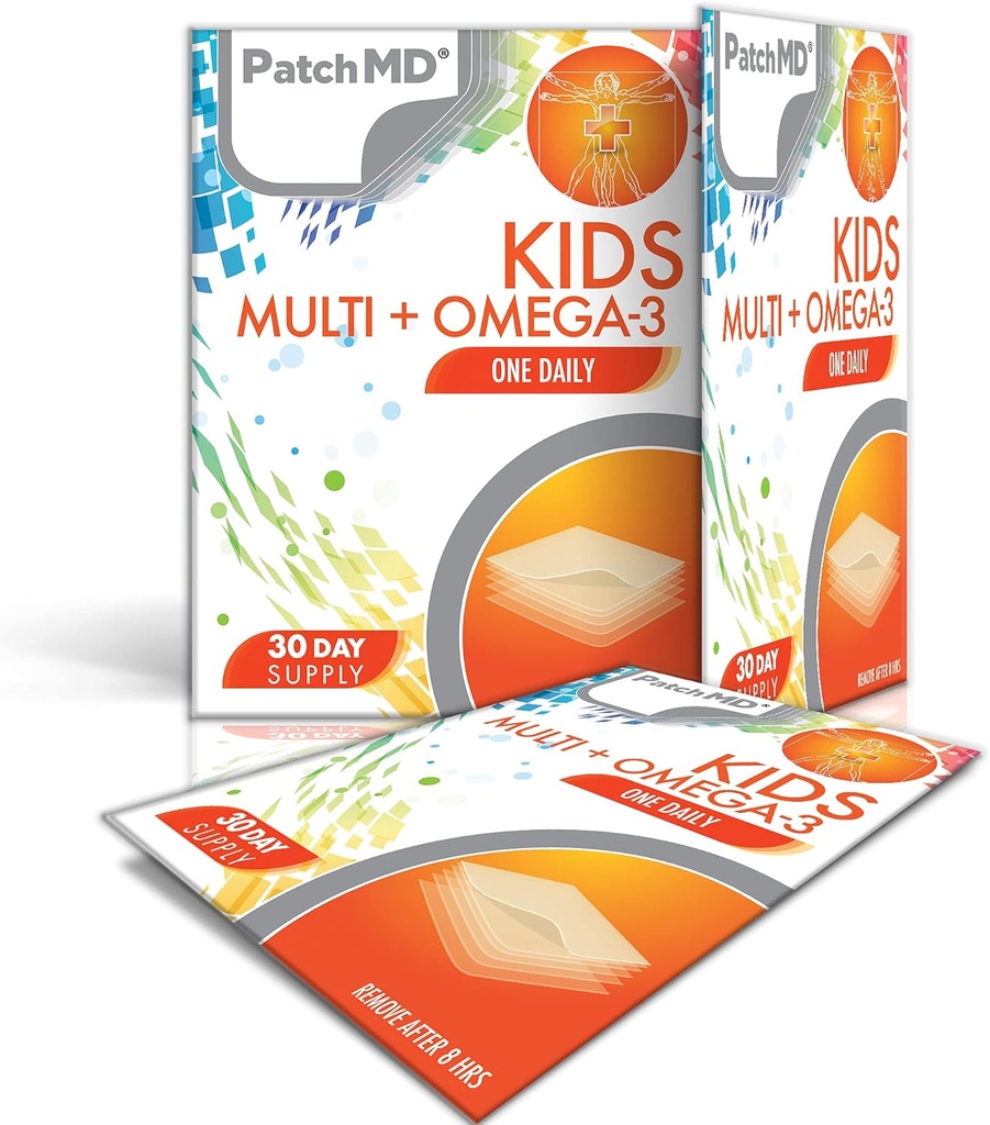 PatchMD Kids Multi + Omega-3 Topické záplaty - 30 dní dodávky