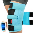 Comfytemp Large Knee Ice Pack Zabaliť opakovane použiteľný gél, Full Coverage Knee Cold Compression Breace pre zranenia, úľava od bolesti, Replacement Recovery, Artritída, ACL, Po operácii dostať dobre dar, 23,6"x11.8"