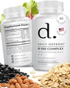 B komplexné vitamíny pre mužov a ženy B-100 komplex s vitamínom B-6, vitamín B-12, tiamín, a viac - rastlinné energetické doplnky pre imunitnú a kognitívnu podporu - 60 tabliet