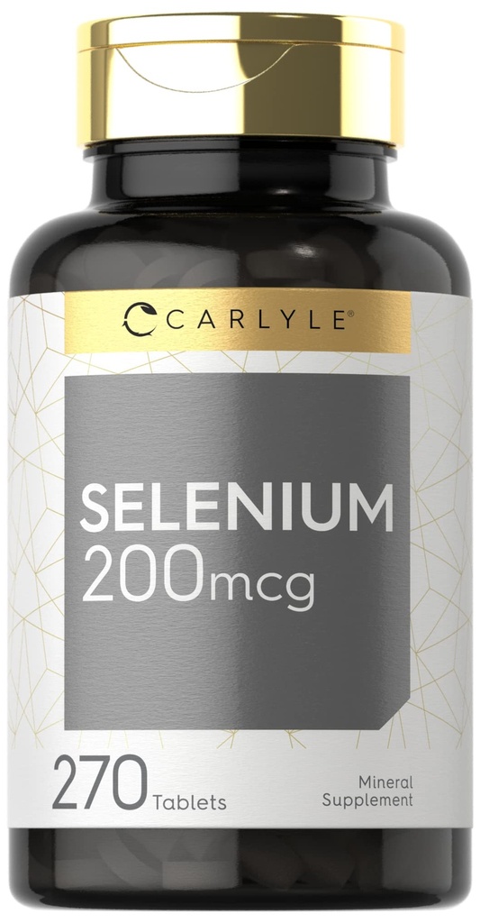 Carlyle Selenium Supplement 200 mcg 