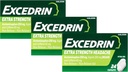 Excedrin Pain Relief Caplets, extra sila 24 Ea (pack of 3)