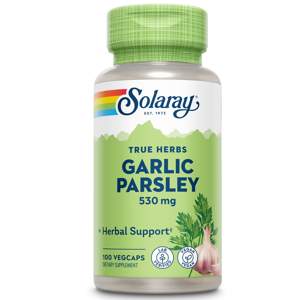 SOLARAY Cesnaková cibuľa & petržlen Leaf 530mg 