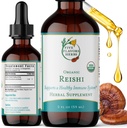 Reishi Tinktúra - Nervový a imunitný systém Podpora, Respiračný systém, Kardiovaskulárne a metabolické zdravie, Focus & Calm Mind, Bylinné doplnky - 2 Fl Oz
