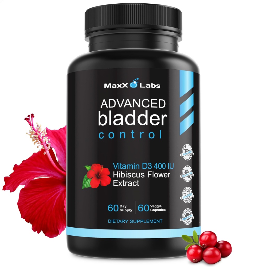 Advanced Bladder Control Doplnky pre ženy a mužov - Podporuje močové tract zdravie - pomáha hyperaktívne močový mechúr a močové tract infekcie - brusnice pilulky w/pumpkin olej extrakt