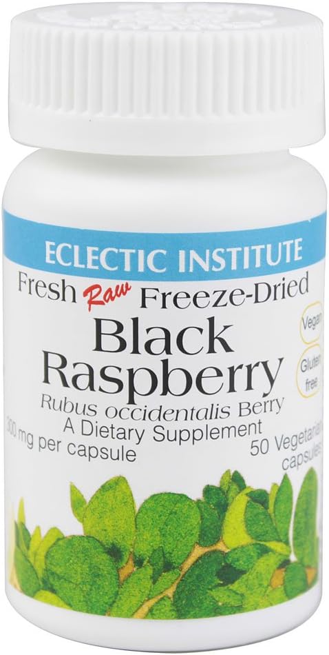 Eclectic Institute Black Malina - 300 mg - 50 Vegetariánskych kapsúl
