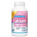 21st Century Vitamíny Vápnik 500 Plus Extra D Caplets, 400 Počet