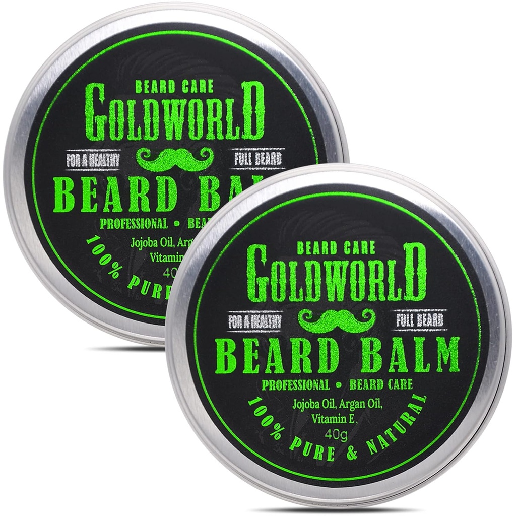 GoldWorld 2 Balíček Bard Balm pre Brada Grooming, Bard Care